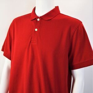 Goodfellow And Co Men Loring Polo Shirt Size Large Red Velvet Standard Fit